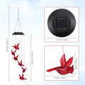 Solar Butterfly Wind Chimes with Colour-Changing LED Lights – Outdoor Garden Hanging Décor