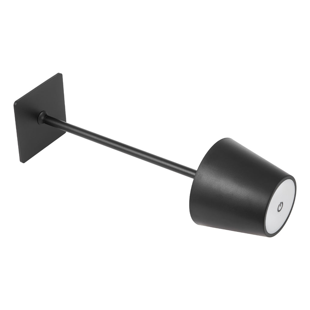 Cordless Table Lamp 2-Pack – Rechargeable LED Desk Lamps with 5200mAh Battery (Black)