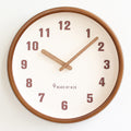 Retro Solid Wood Wall Clock – Modern Minimalist Home & Office Décor