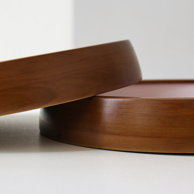 Retro Solid Wood Wall Clock – Modern Minimalist Home & Office Décor