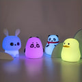 LED Cute Rainbow Silicone Night Light – Colour Changing Touch Control USB Rechargeable (Mystery Box)