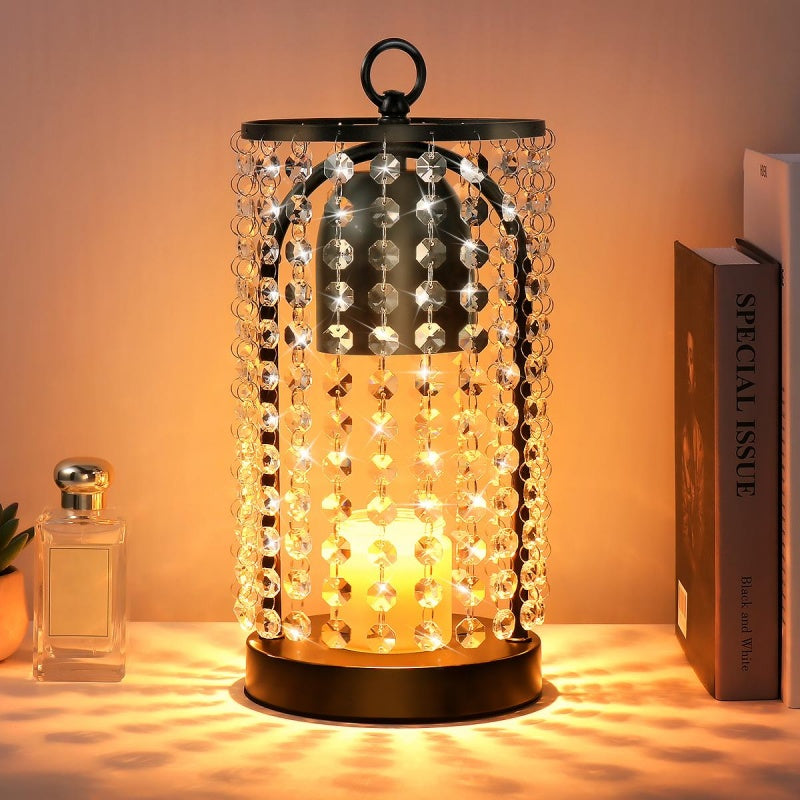 Modern Candle Wax Melting Lamp with Timer & Dimmer – Safe Flame-Free Home Fragrance Warmer