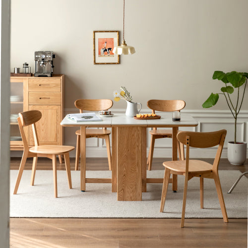 Solid Oak Wood Dining Chair – FAS Grade Natural Wooden Chair