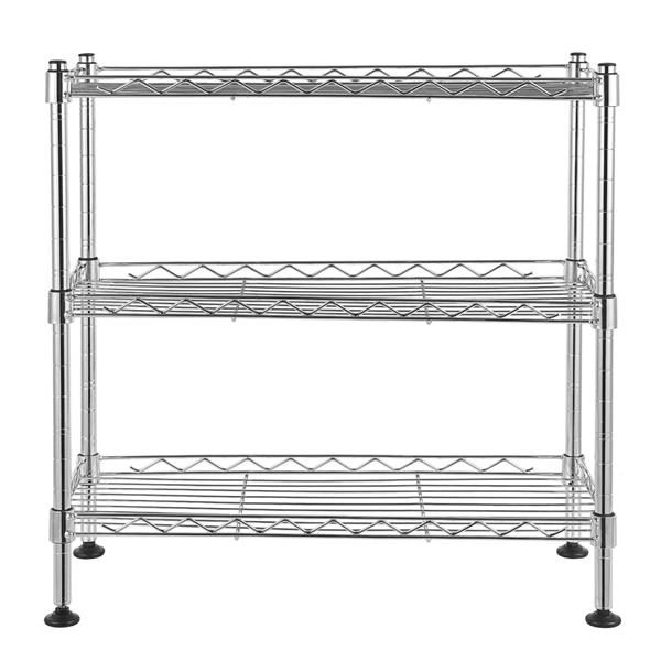 3-Tier Cabinet Organizer – Space-Saving UltraZinc Steel Countertop & Cabinet Shelf