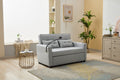Futon Chair Bed – Convertible Sleeper Chair with USB Ports, Cup Holders & Adjustable Backrest
