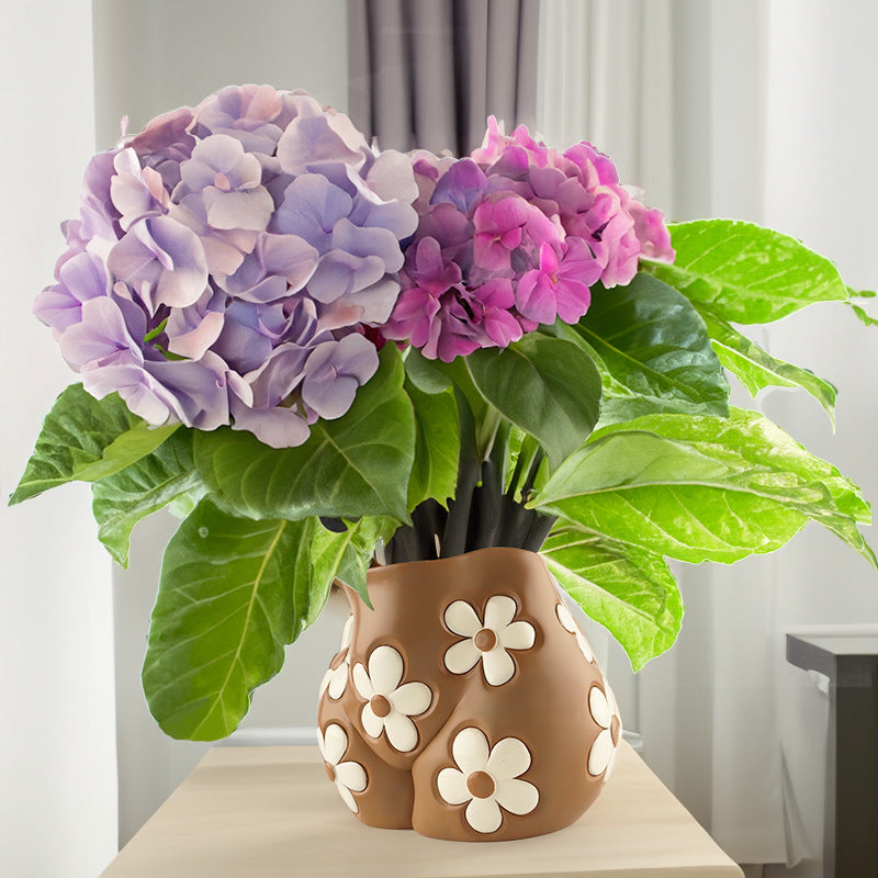 Creative Resin Body Art Flowerpot – Modern Home Décor Planter