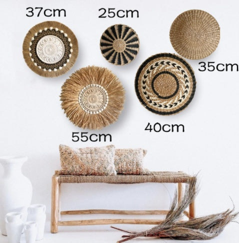 Moroccan Bohemian Wall Decor – Ethnic Hanging Plate for Home Decoration