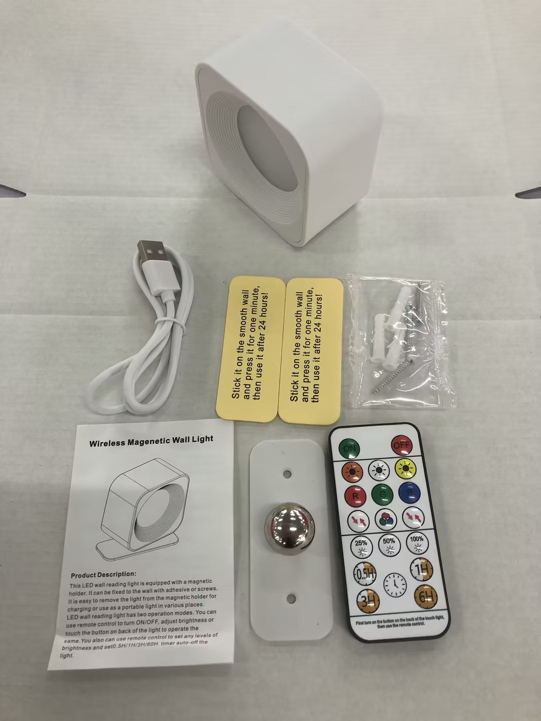 New Punch-Free Touch Table Lamp – Rechargeable LED Desk Lamp with Adjustable Colour & Brightness