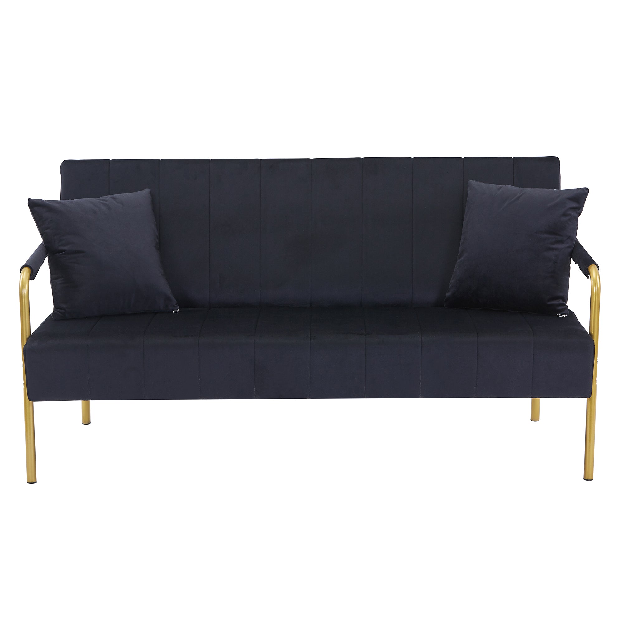 Modern Velvet Loveseat Sofa for Living Room – Stylish 2-Seater Couch
