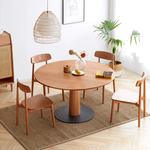 Solid Oak Wood Dining Chair – FAS Grade Natural Wooden Chair