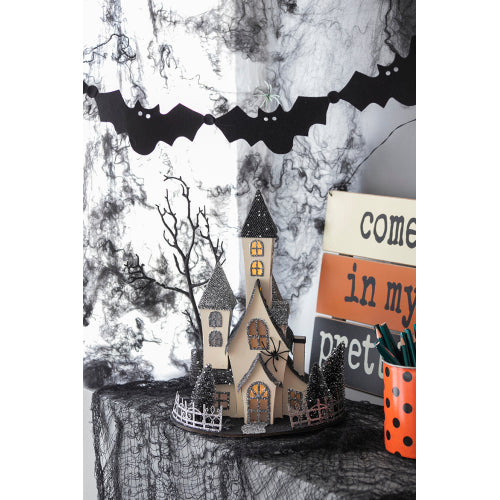 Whimsical Halloween Village House for Home, Office & Holiday Displays