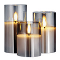 Flameless LED Candles 3-Pack – Battery Operated with Remote Control for Safe & Cozy Ambiance