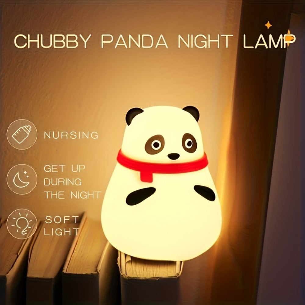 LED Cute Rainbow Silicone Night Light – Colour Changing Touch Control USB Rechargeable (Mystery Box)