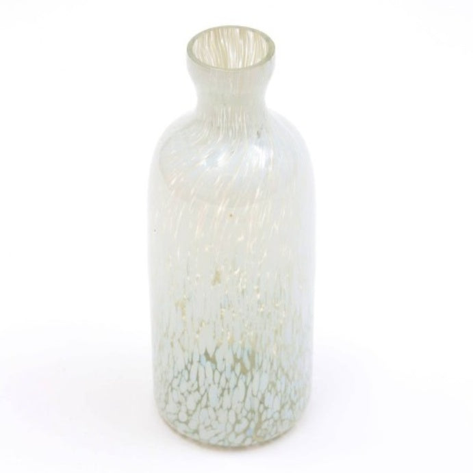 Decorative Splutter Glass Bottle Vase – Large Hurricane Style Home Décor