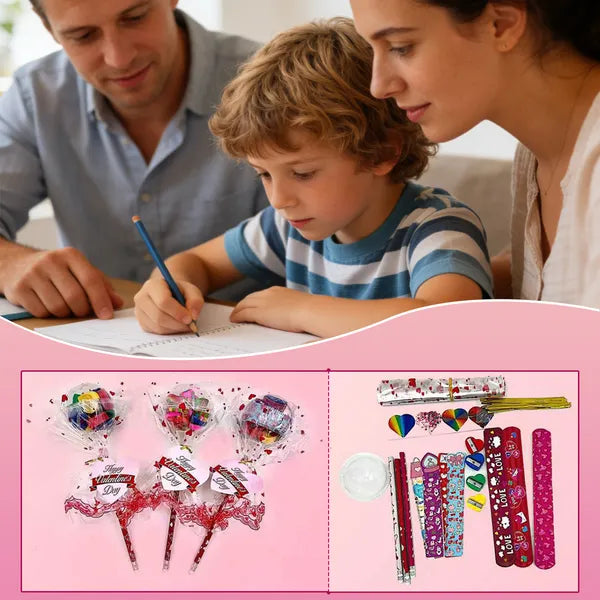 Valentine Special Candy Gifts for Kids – 24 Pack Giant Lollipop