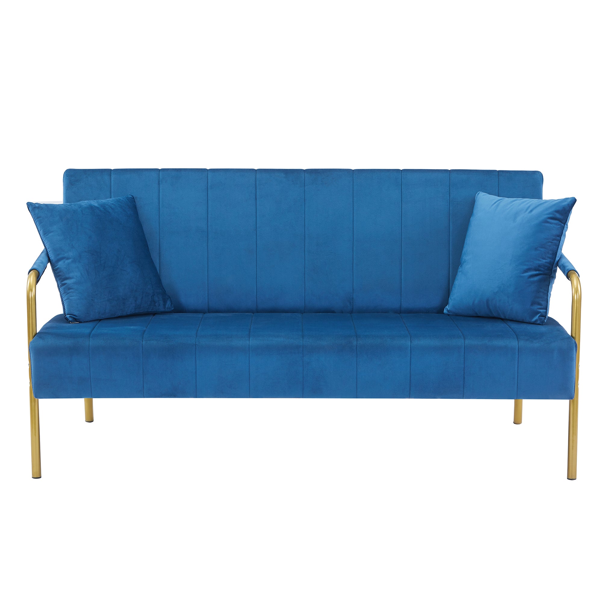 Modern Velvet Loveseat Sofa for Living Room – Stylish 2-Seater Couch