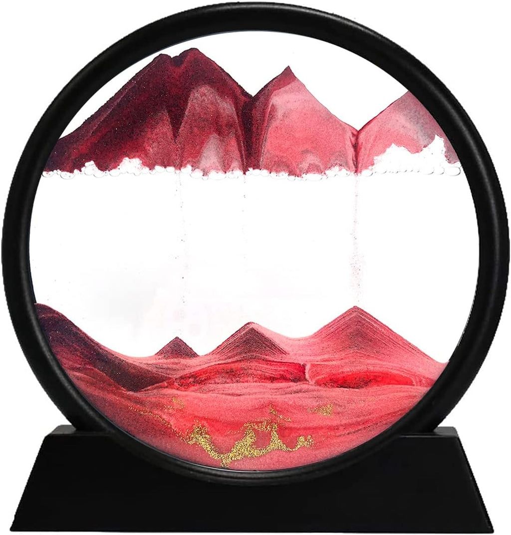 🌊 3D Dynamic Sand Art Liquid Motion – Moving Sand Art Picture (Purple)