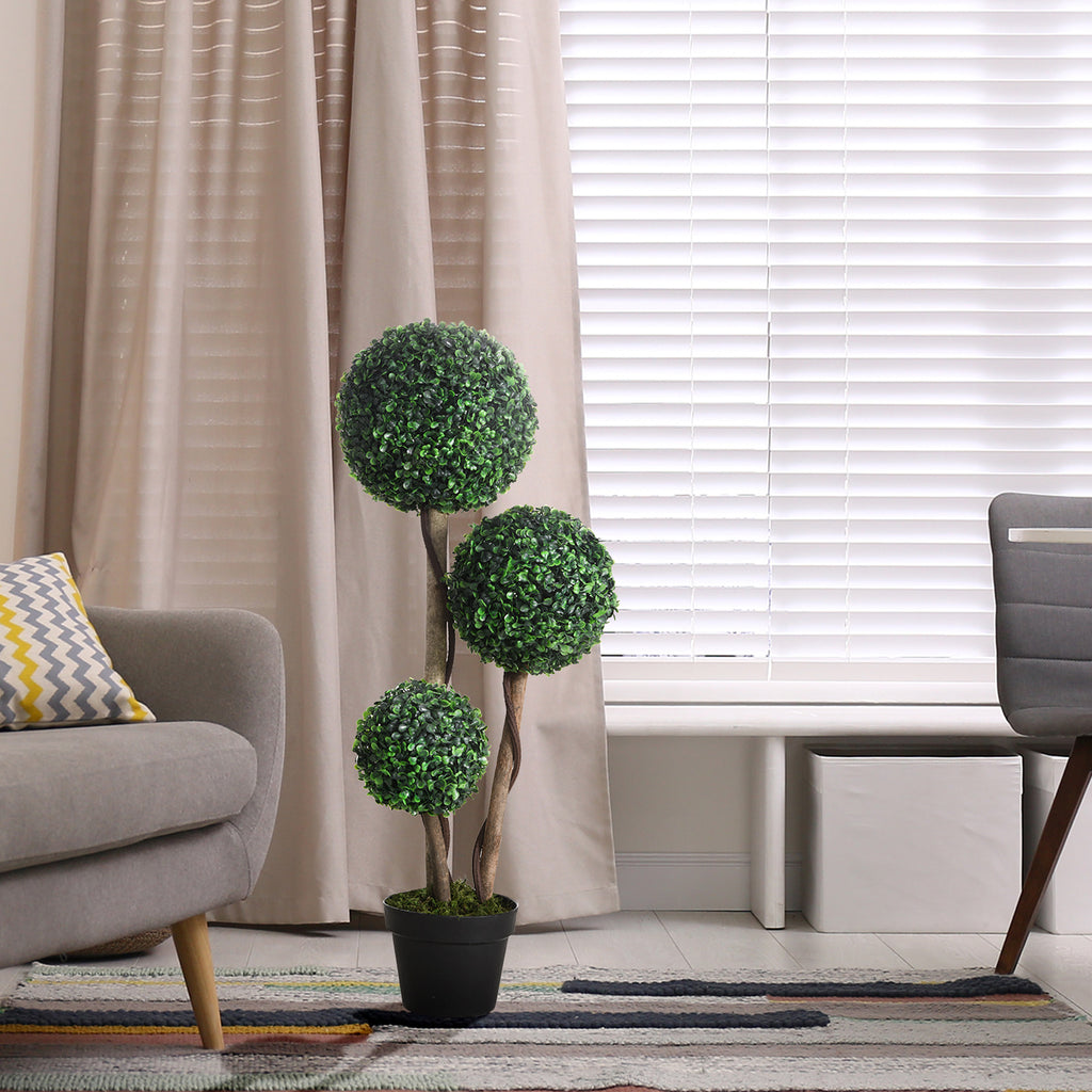 Best Artificial Boxwood Tree and  Indoor & Outdoor Faux Plant for Home Décor
