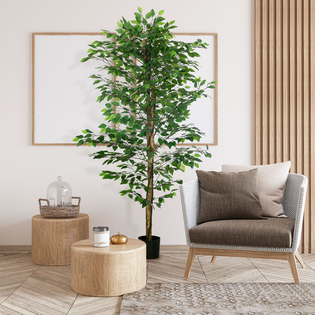 Best  Ficus Indoor Faux Floor Plant for Home & Office Décor