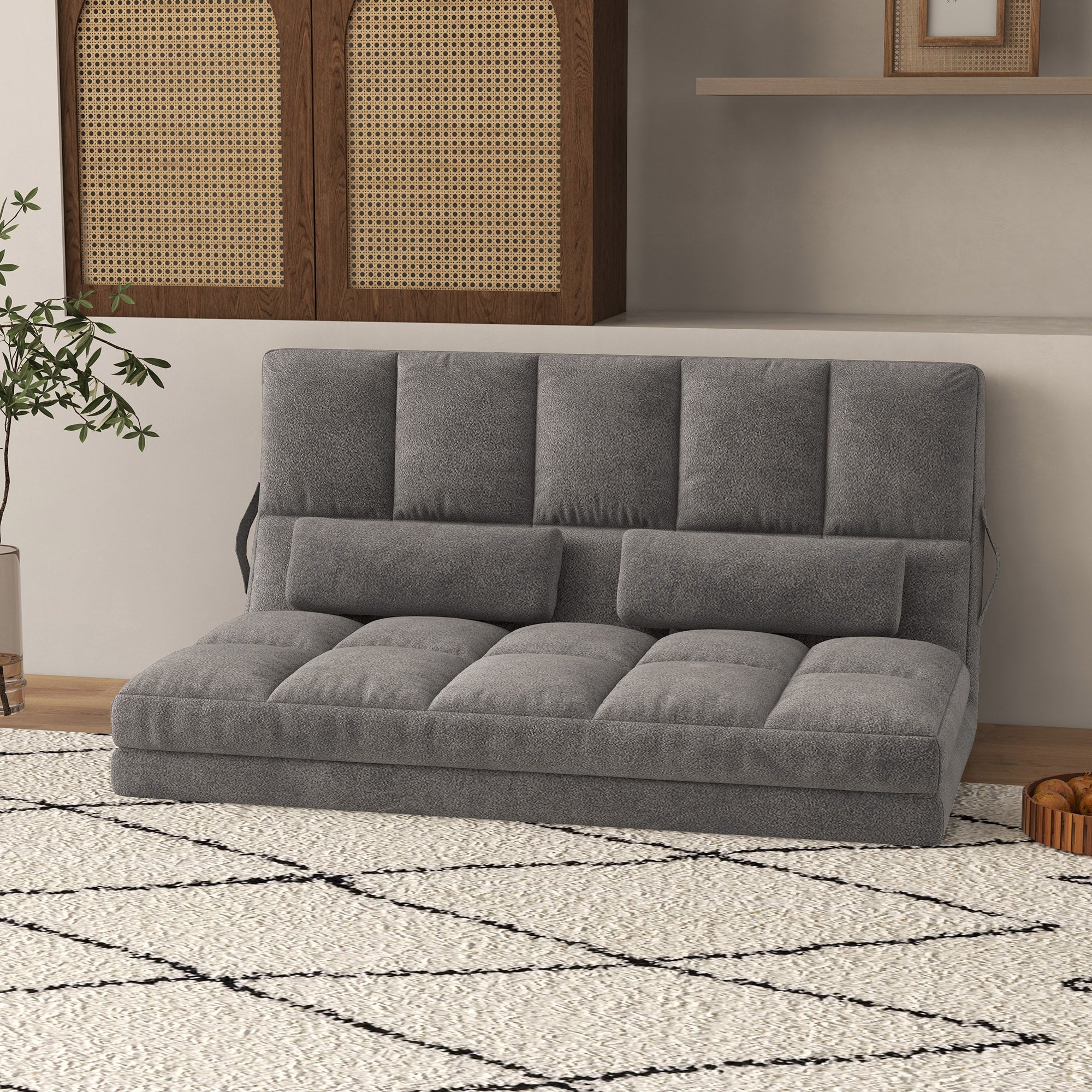 Modern  Recliner Sofa Convertible Floor Sofa Chair for living room