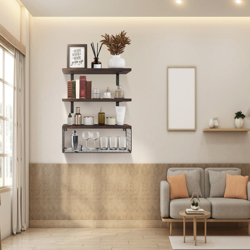  Floating Wall Shelves Organizer