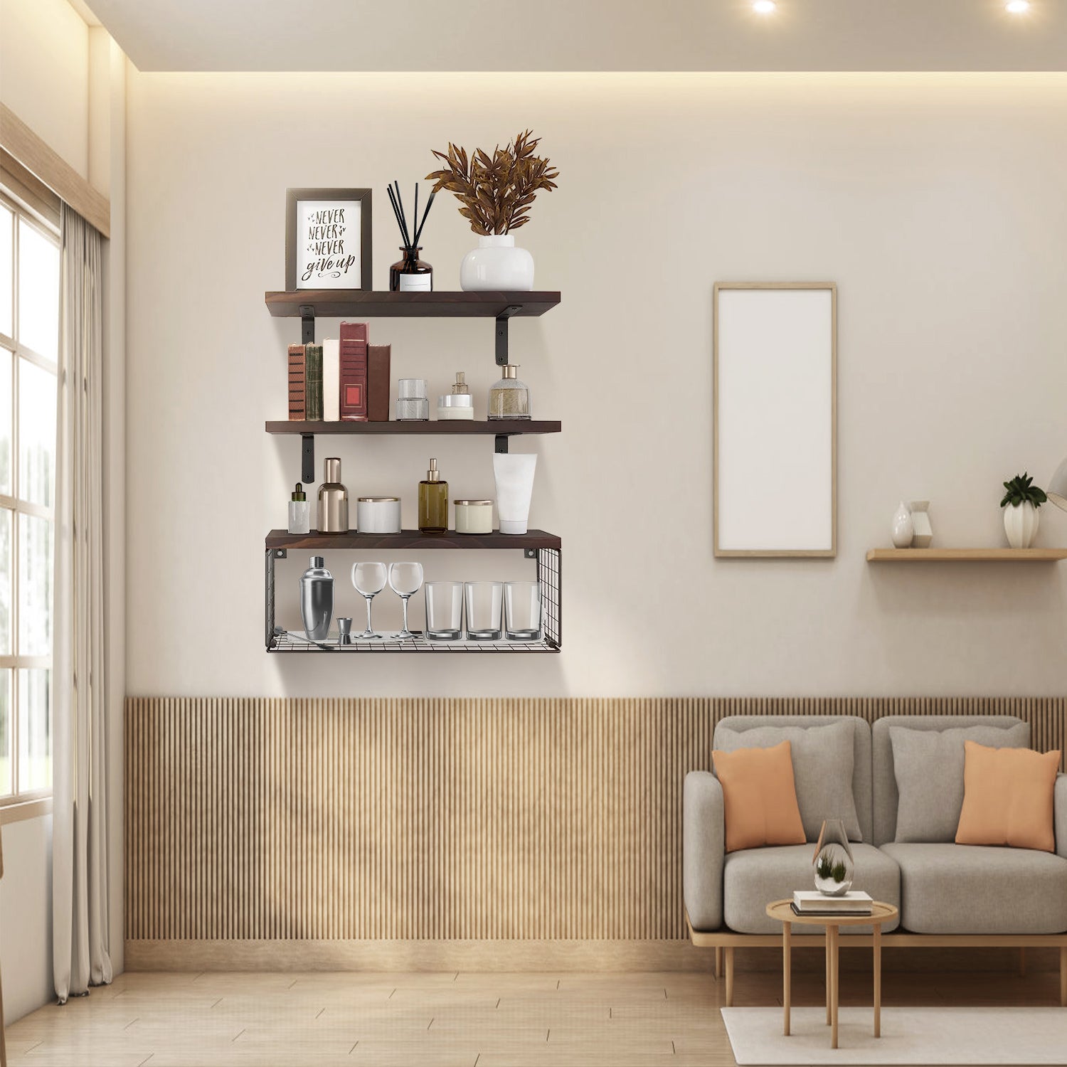  Floating Wall Shelves Organizer