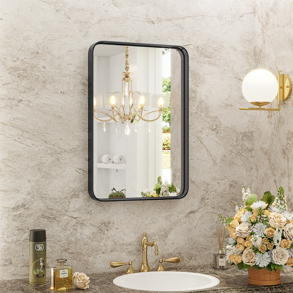 Modern Wall Vanity Rectangular Bathroom Mirror