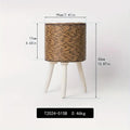 Handcrafted Green Plastic Vase – Heavy-Duty Wide-Mouth Decorative Planter for Indoor & Outdoor Use