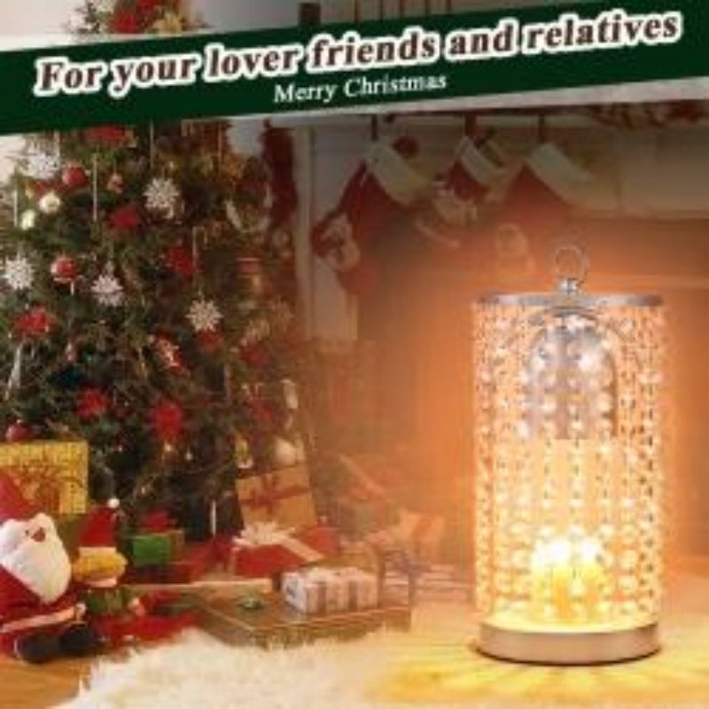 Modern Candle Wax Melting Lamp with Timer & Dimmer – Safe Flame-Free Home Fragrance Warmer