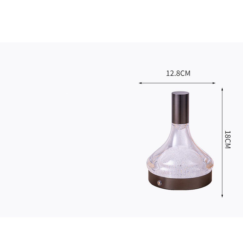 Retro Rechargeable Bar Table Lamp – USB LED Ambient Light for Home & Outdoor Décor