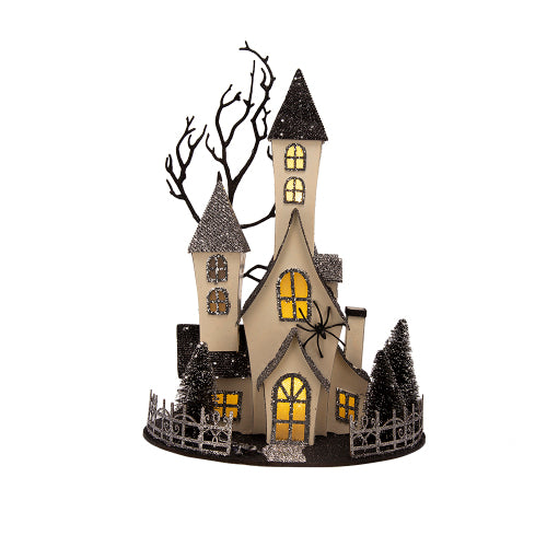 Whimsical Halloween Village House for Home, Office & Holiday Displays
