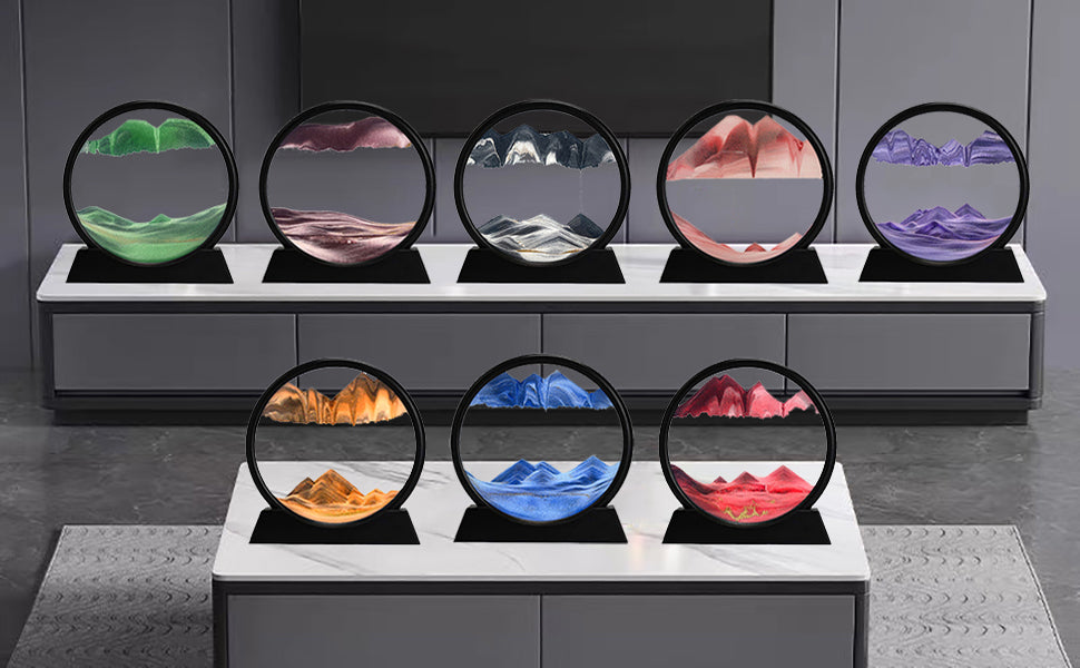 🌊 3D Dynamic Sand Art Liquid Motion – Moving Sand Art Picture (Purple)