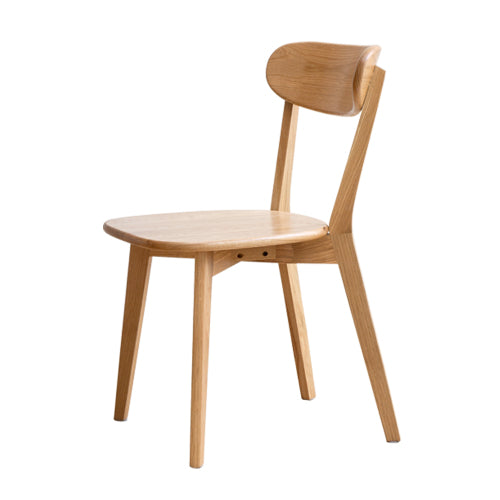 Solid Oak Wood Dining Chair – FAS Grade Natural Wooden Chair