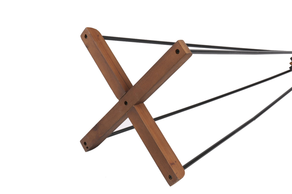 Reclaimed Wood and Metal Freestanding Coat Rack – Stylish Storage Solution for Bedroom, Living Room, and Entryway