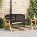 Modern Garden Furniture Set – Solid Acacia Wood Outdoor Seating (2-Seater)