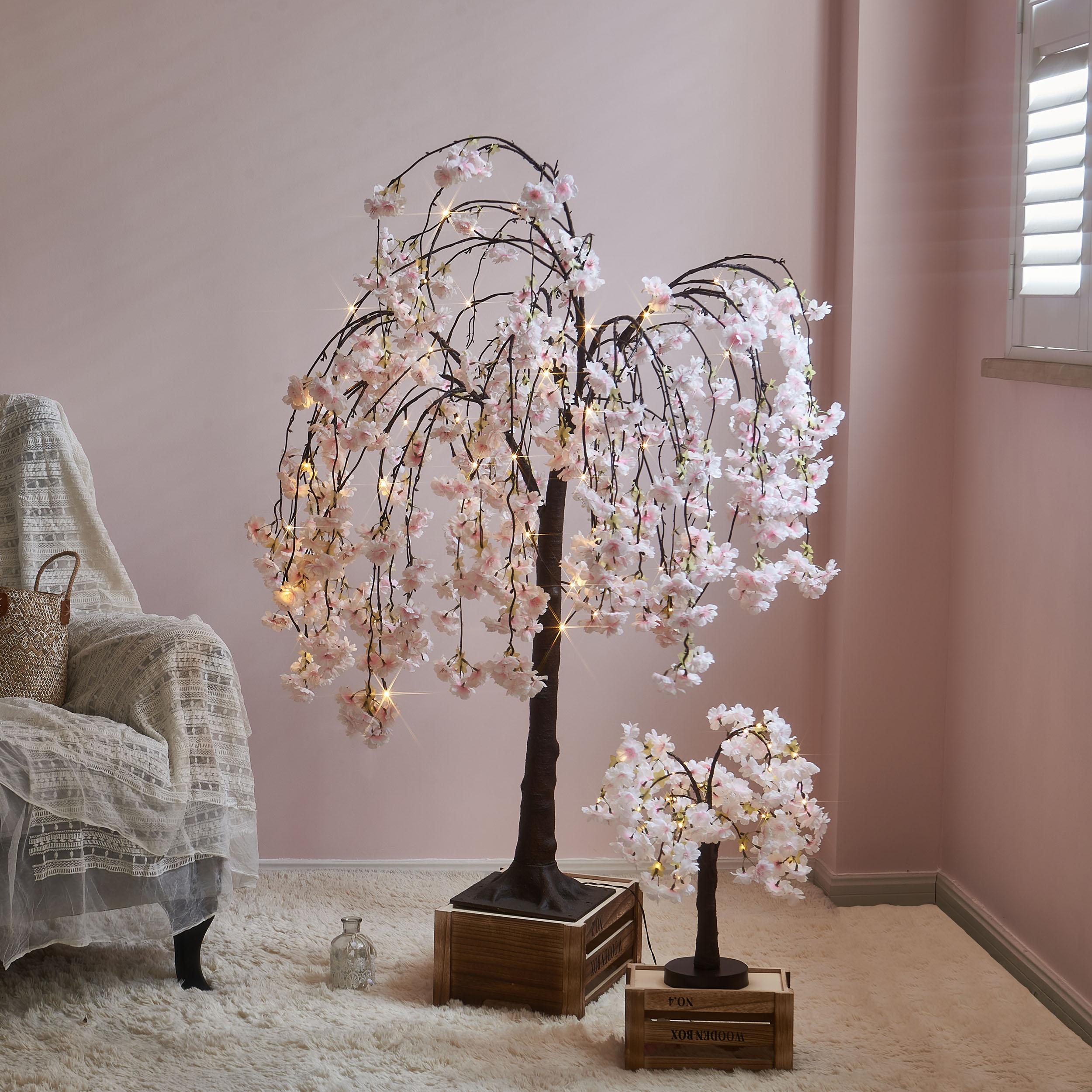 Valentine Special   Romantic Cherry Blossom Tree LED Decorative Light – 18" with 40 LED Lights