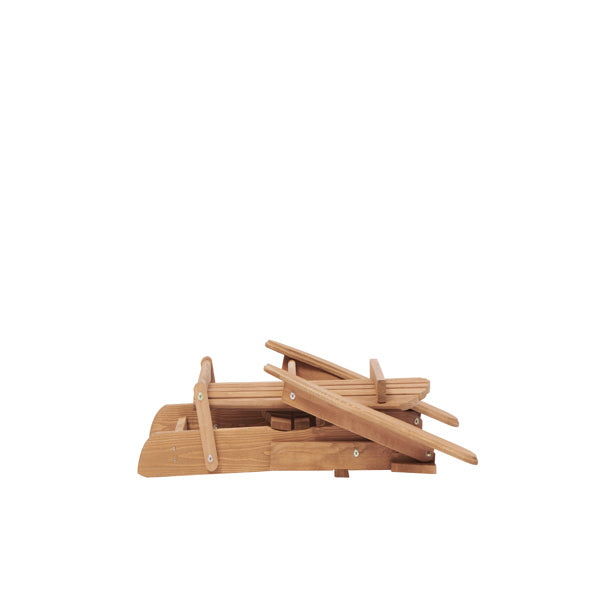 Wooden Outdoor Folding Adirondack Chair Set of 2 – Solid Wood Beach & Patio Lounge Chairs