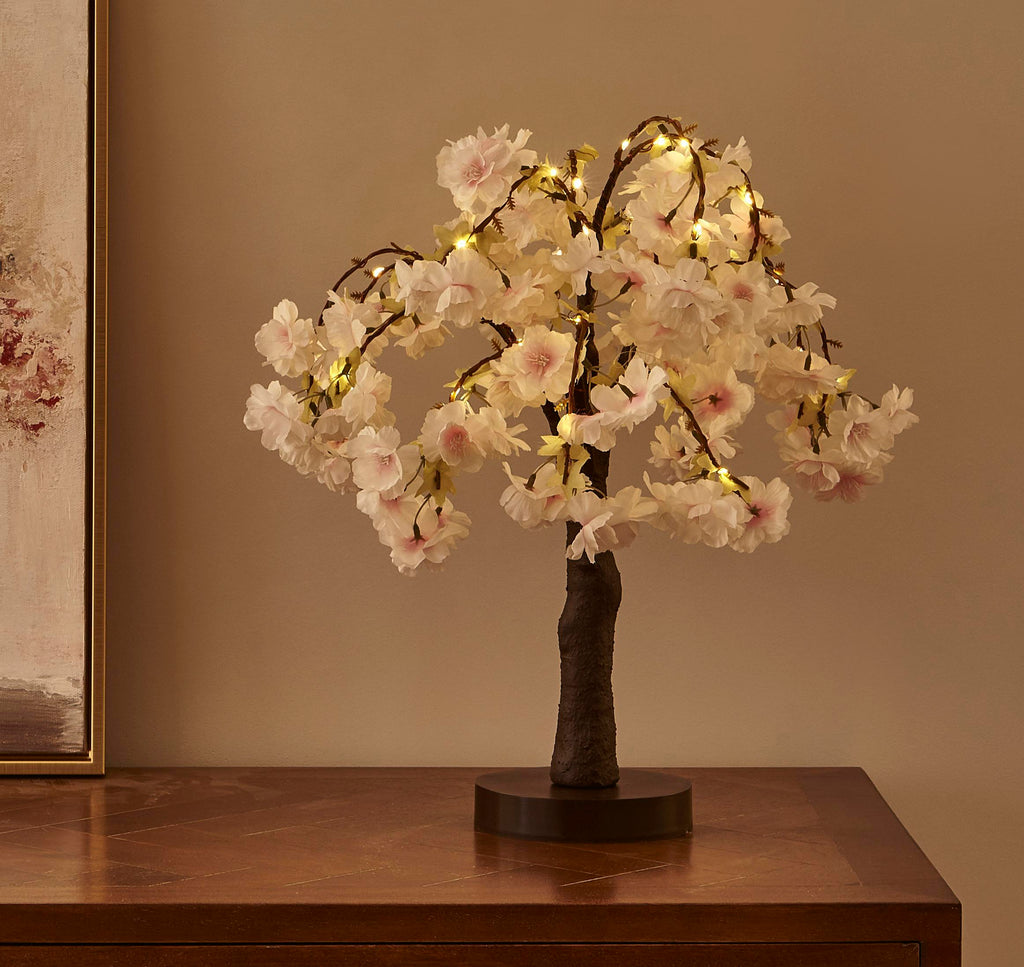 Valentine Special   Romantic Cherry Blossom Tree LED Decorative Light – 18" with 40 LED Lights