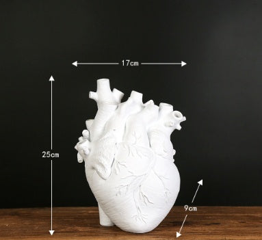 Valentine Special Nordic Style Resin Flower Vase – Artistic Sculpture Plant Pot for Home Décor