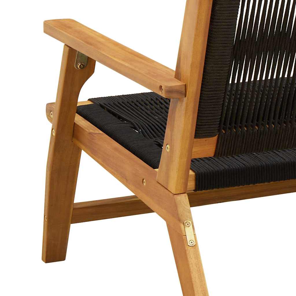 Modern Garden Furniture Set – Solid Acacia Wood Outdoor Seating (2-Seater)