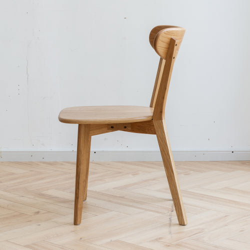 Solid Oak Wood Dining Chair – FAS Grade Natural Wooden Chair