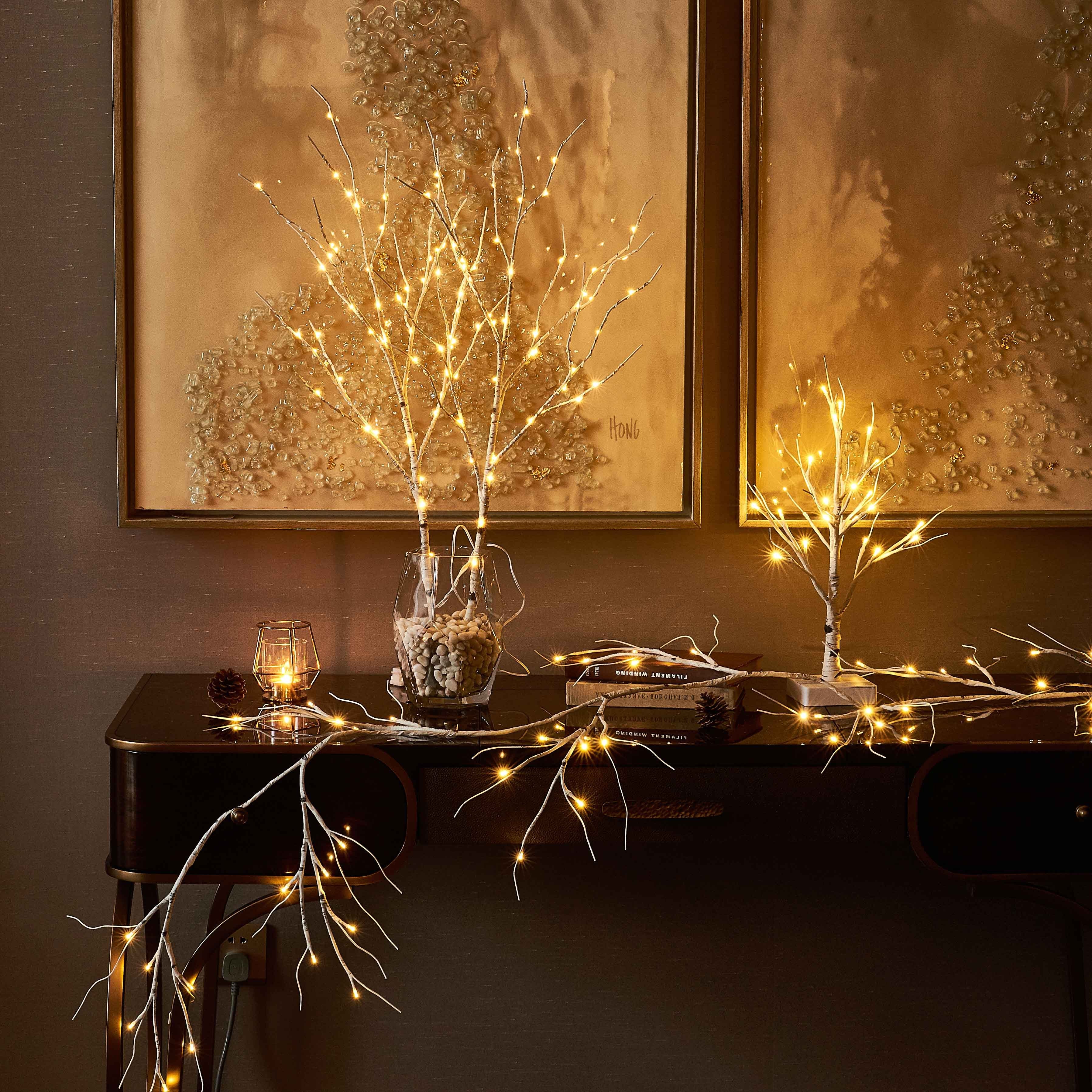 Birch Branch LED Ambient Light – Nordic Decorative Tree Light for Home & Holiday Décor