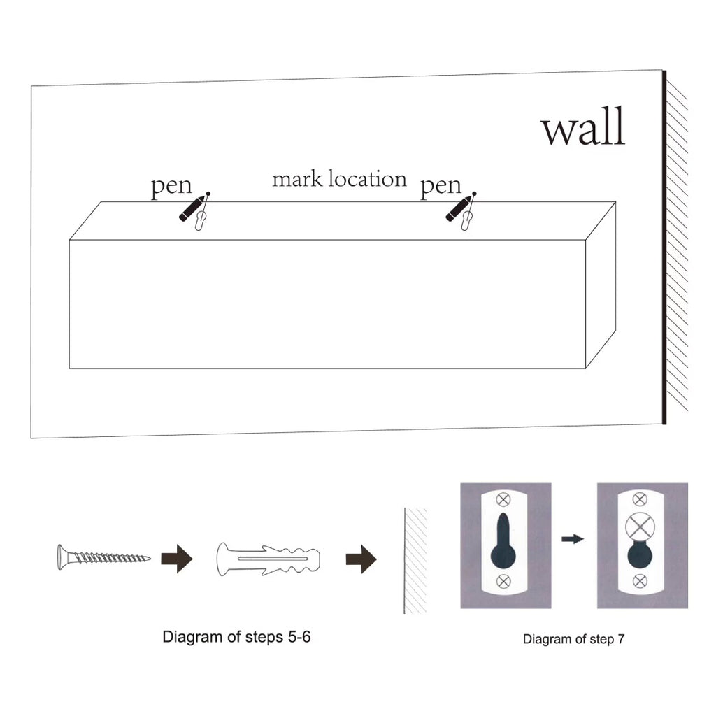23.6" Floating Wall Shelves – Maple Wood Wall-Mounted Shelves with Invisible Brackets