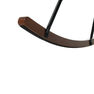 Colorful Patchwork Rocking Chair with Footrest – Leisure Lounge Rocker for Living Room & Relaxation