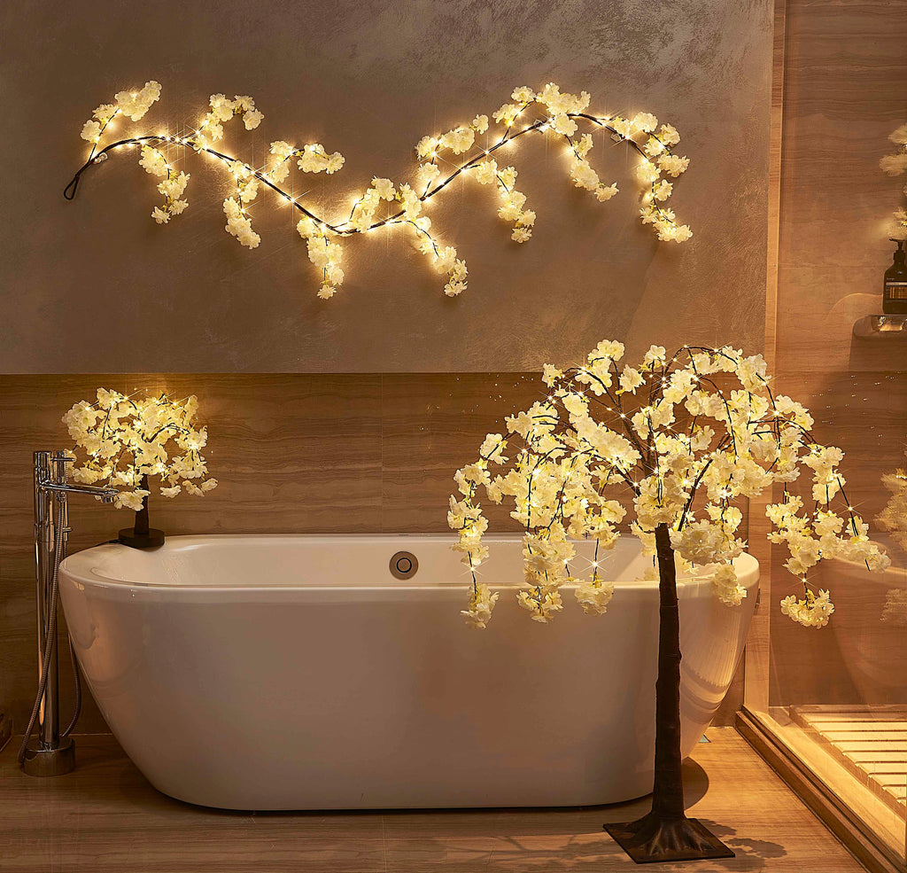 Valentine Special   Romantic Cherry Blossom Tree LED Decorative Light – 18" with 40 LED Lights