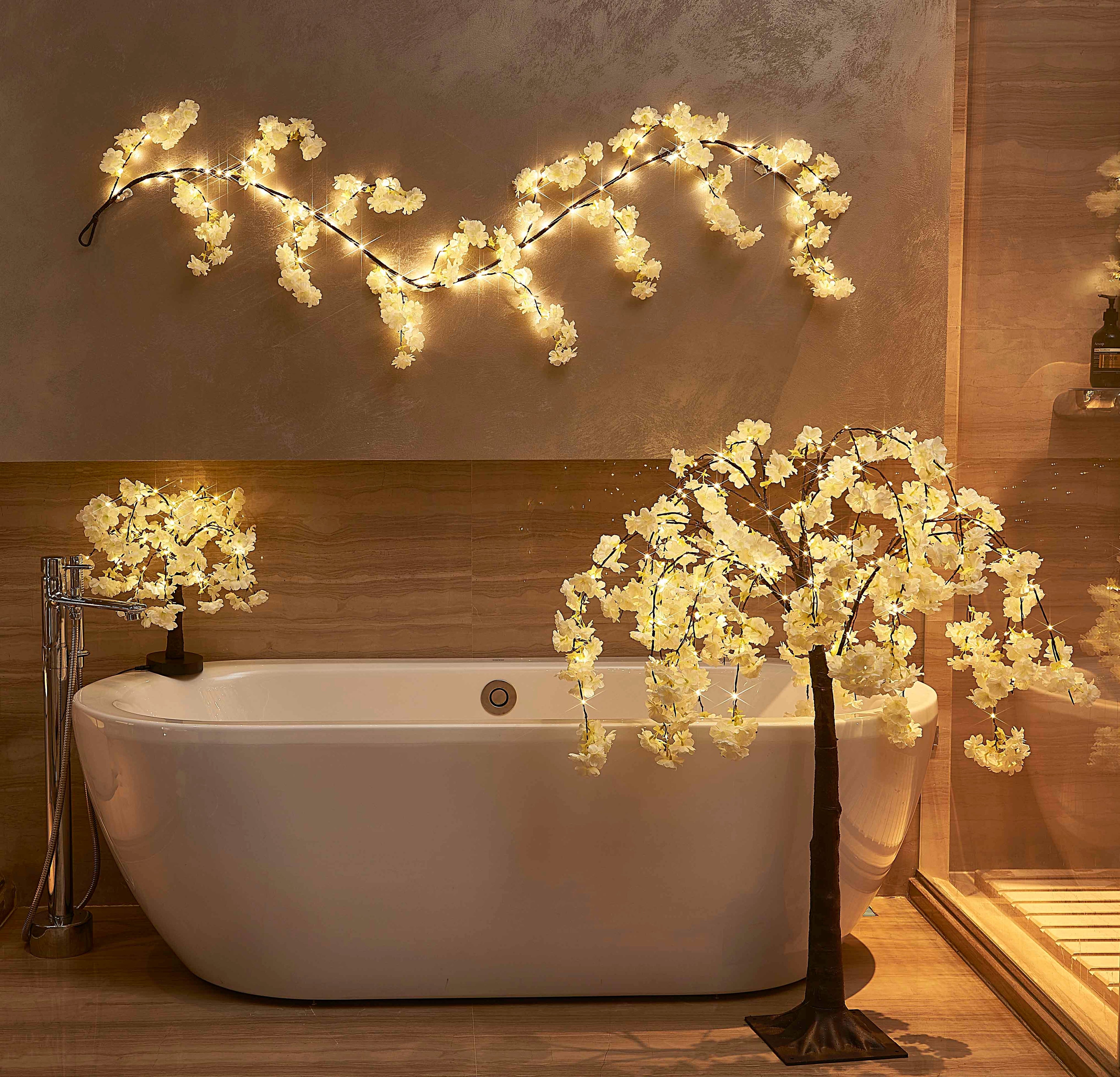 Valentine Special   Romantic Cherry Blossom Tree LED Decorative Light – 18" with 40 LED Lights