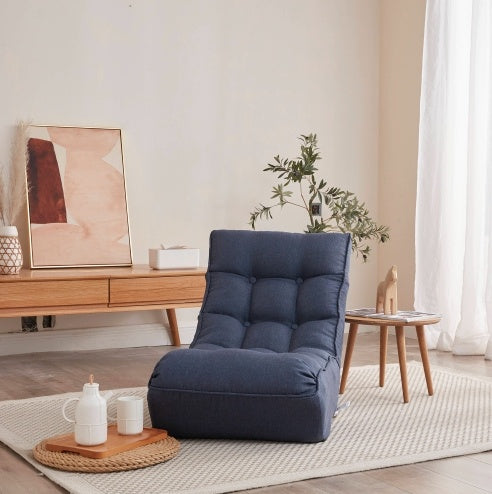 Japanese lazy sofa recliner chair adjustable floor lounge chair for small spaces
