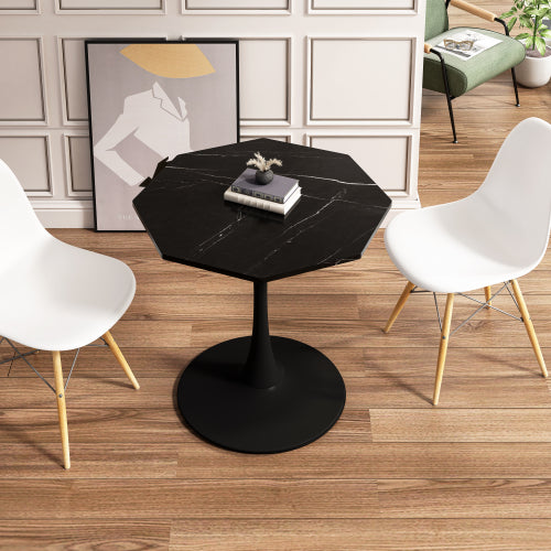 modern octagonal coffee table for living room