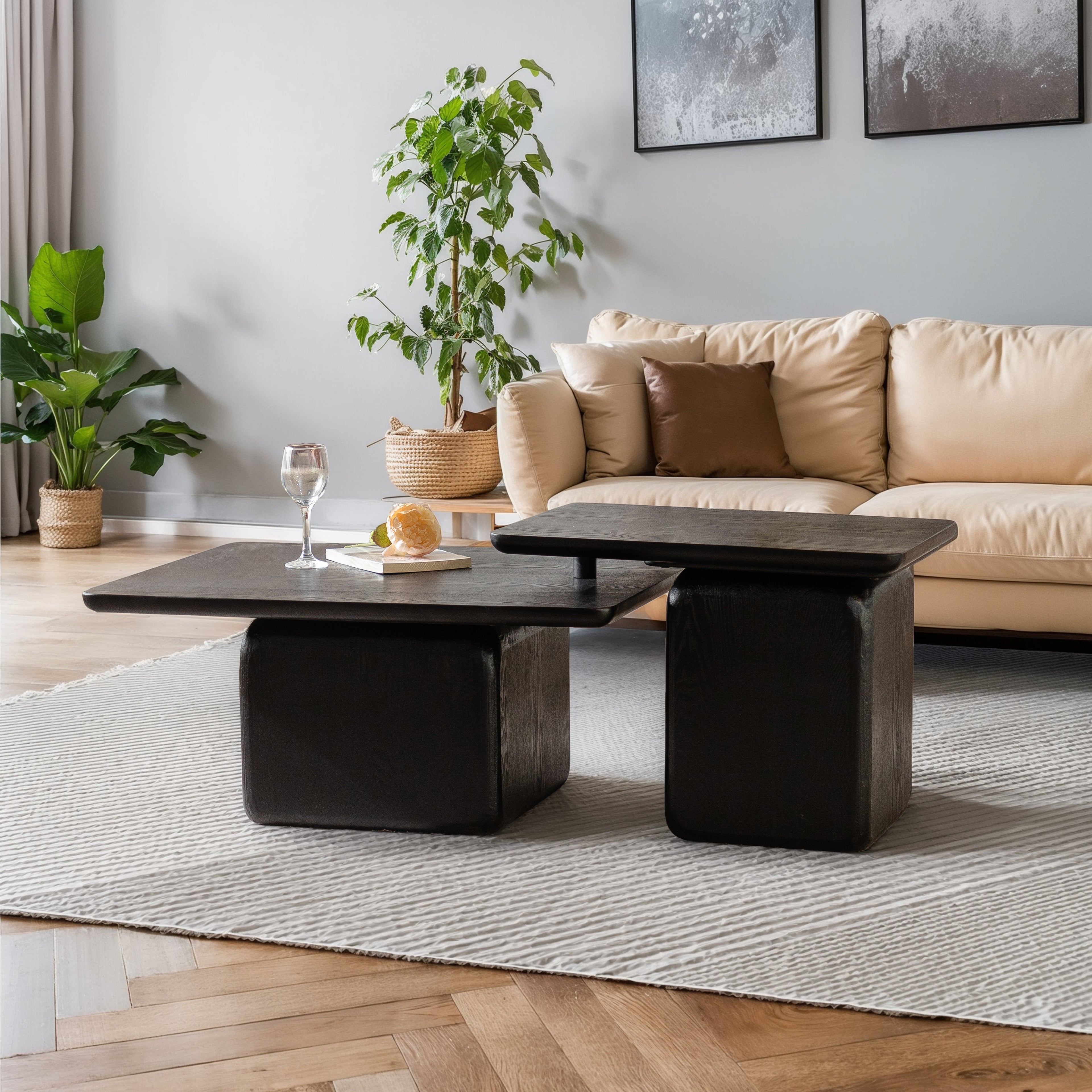 Best  Vintage Square Coffee Table Set for living room 